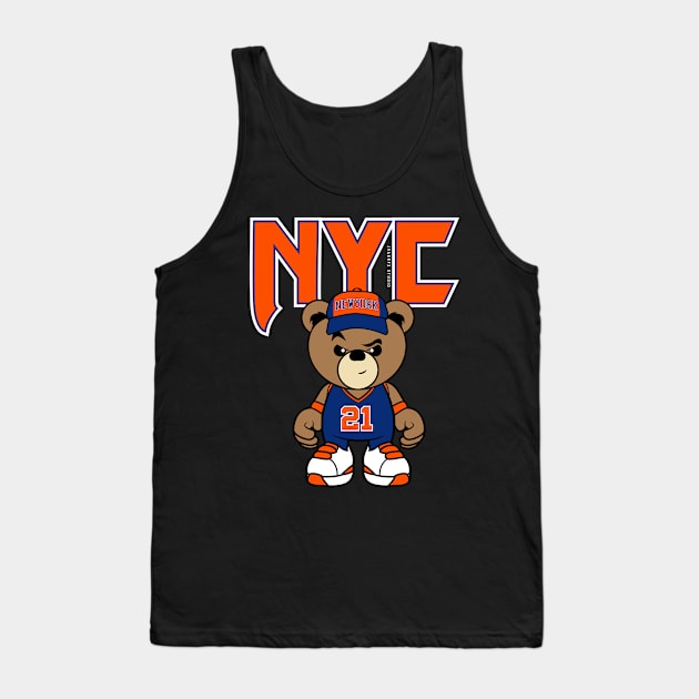 New York Basketball Tank Top by janvimar